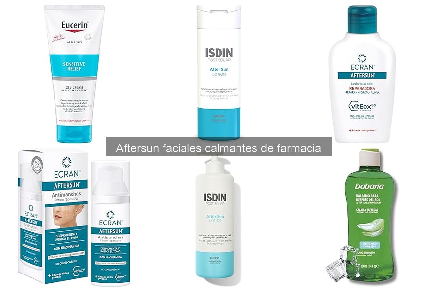 Beneficios del uso de aftersun faciales calmantes