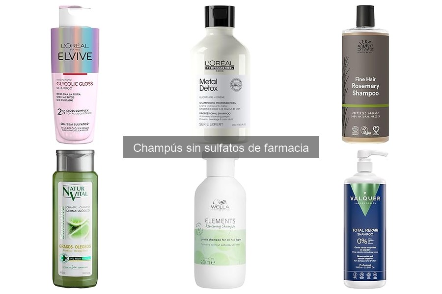 Champús sin Sulfatos para Cabellos con Tratamiento Químico