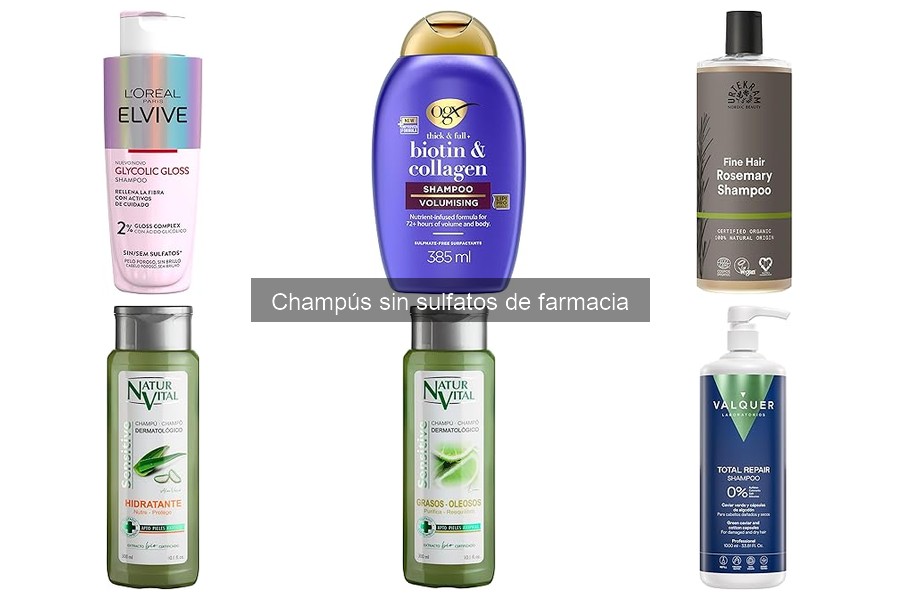 Champús sin sulfatos para cuero cabelludo sensible