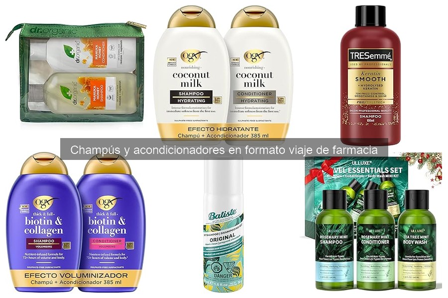 Champús y Acondicionadores de Viaje de Farmacia: ¿Qué Son?