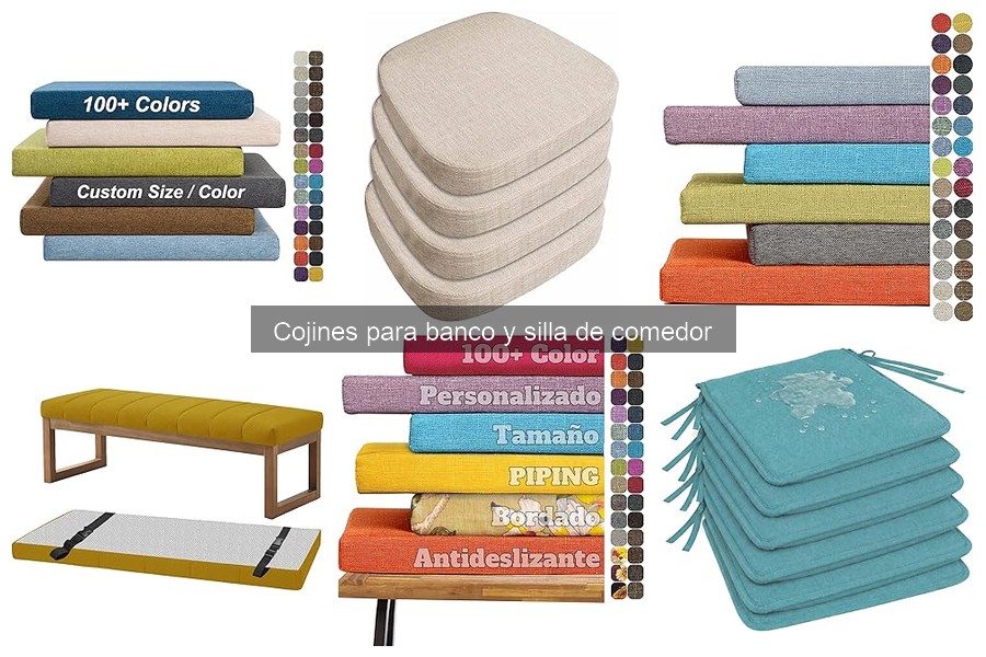 Cojines para sillas de comedor: tendencias y estilos actuales