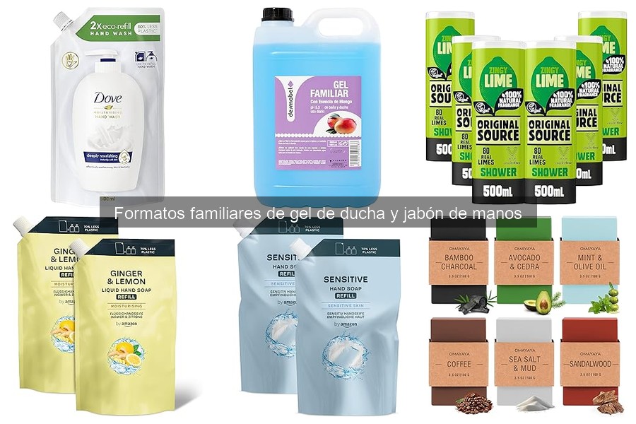 Cómo almacenar geles de ducha familiares para mayor duración