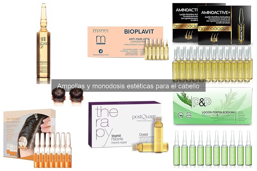 Cómo aplicar ampollas estéticas para el cabello correctamente