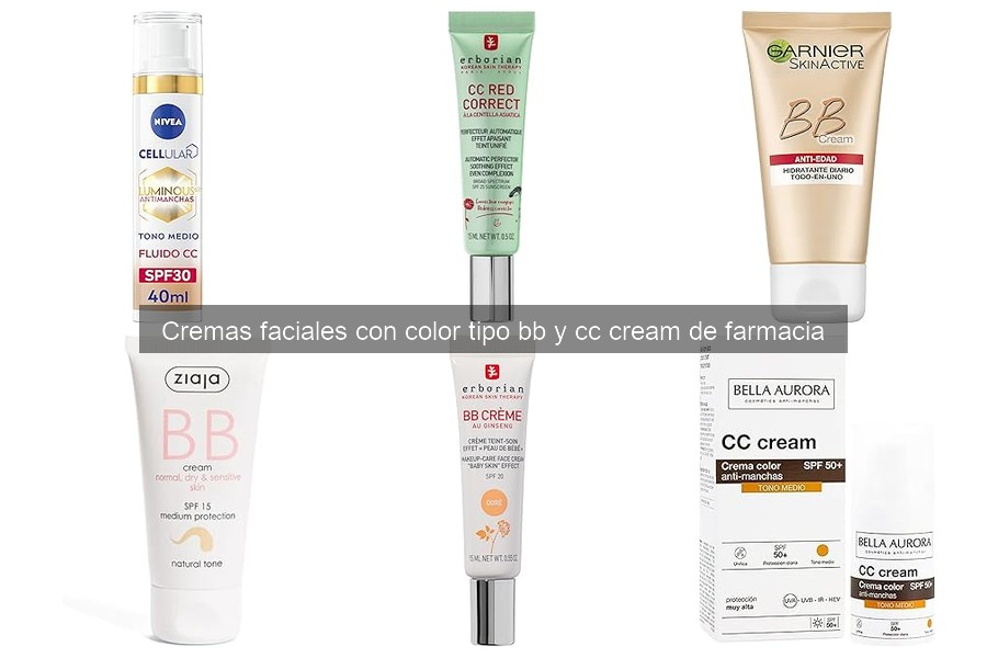Cómo aplicar correctamente BB y CC Creams de farmacia