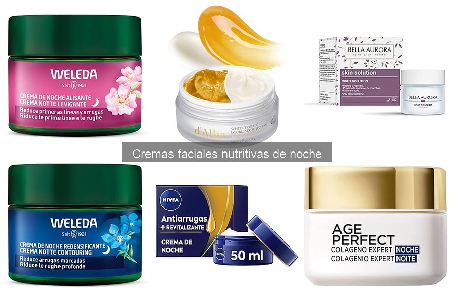 Cómo aplicar correctamente cremas faciales nutritivas de noche