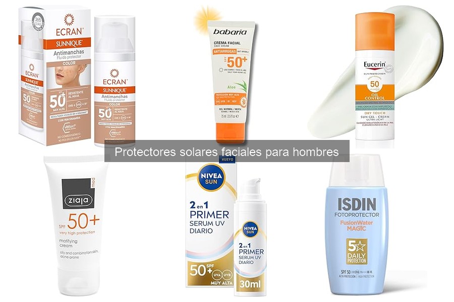 Cómo aplicar correctamente el protector solar facial para hombres