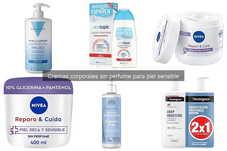 Cómo aplicar cremas corporales sin perfume correctamente