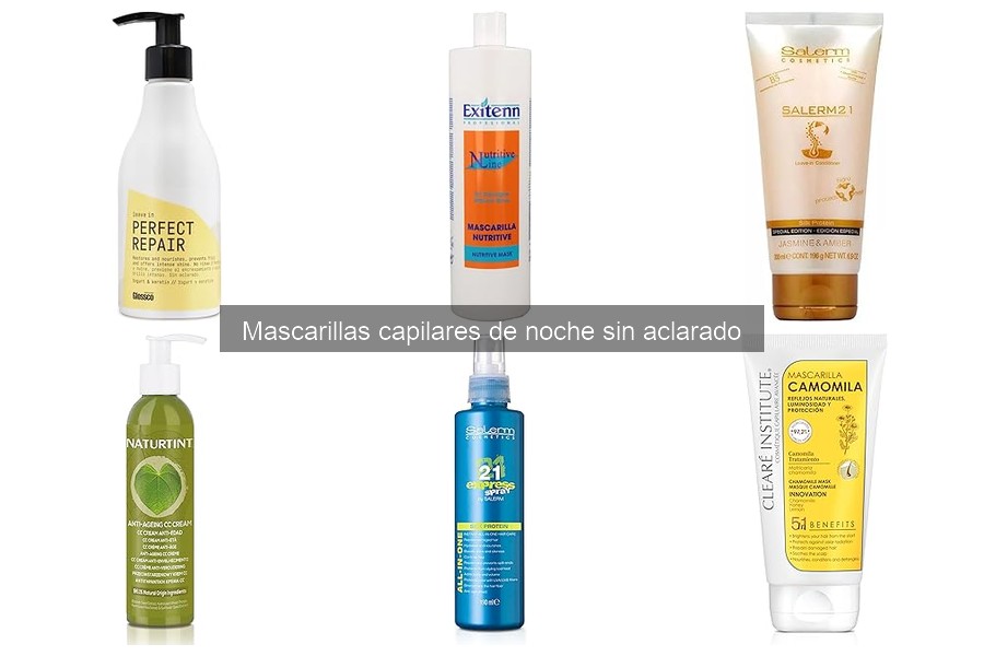 Cómo aplicar mascarillas capilares de noche sin aclarado