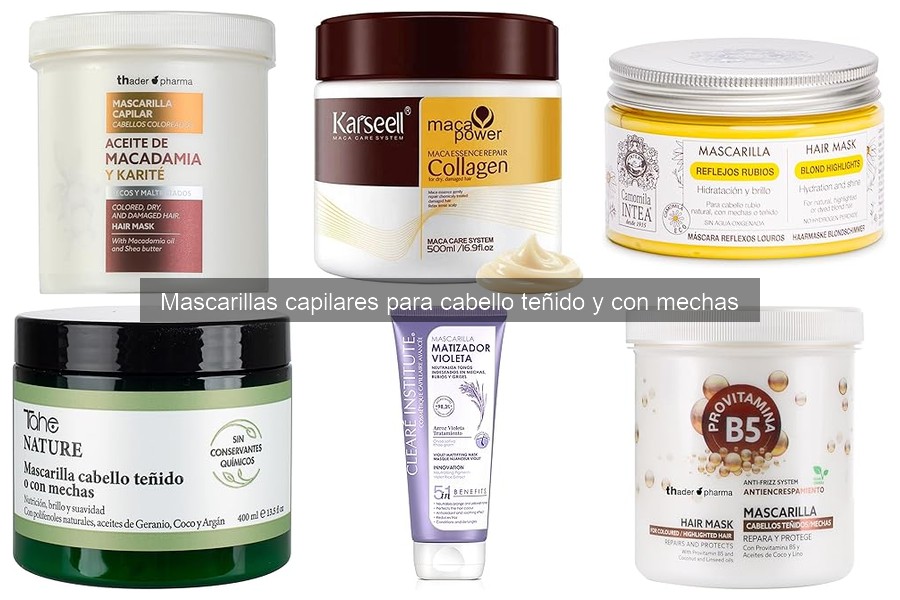 Cómo aplicar mascarillas capilares en cabello con mechas