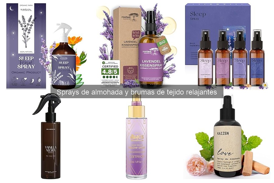 Cómo aplicar sprays de almohada para un sueño reparador