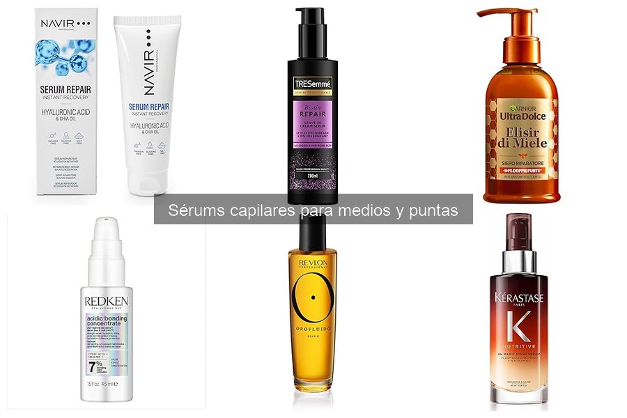 Cómo Aplicar un Sérum Capilar para Medios y Puntas