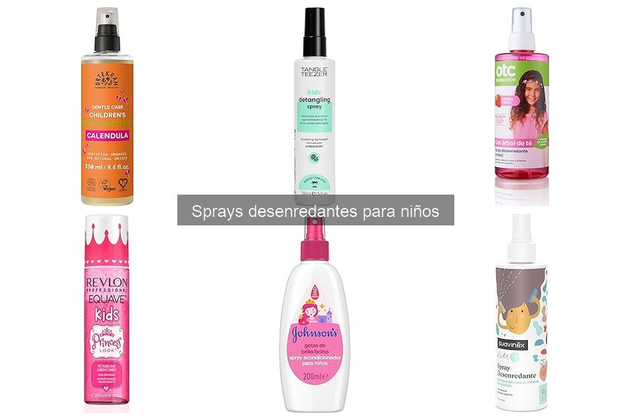 Cómo aplicar un spray desenredante en niños: guía práctica