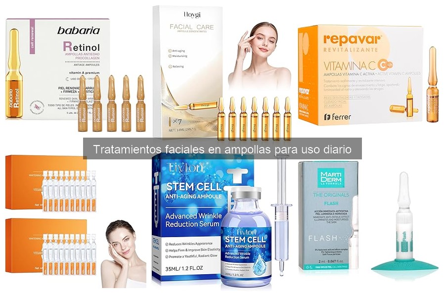 Cómo conservar ampollas faciales abiertas: guía práctica