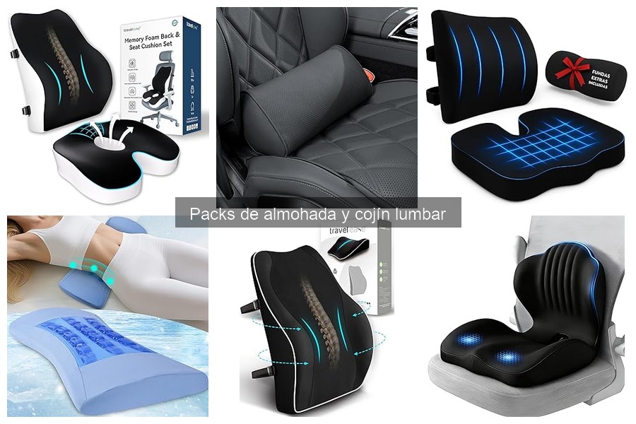 Cómo cuidar tu pack de almohada y cojín lumbar
