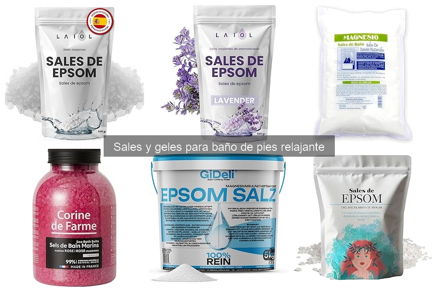 Cómo elegir el aroma ideal en geles y sales para baño de pies