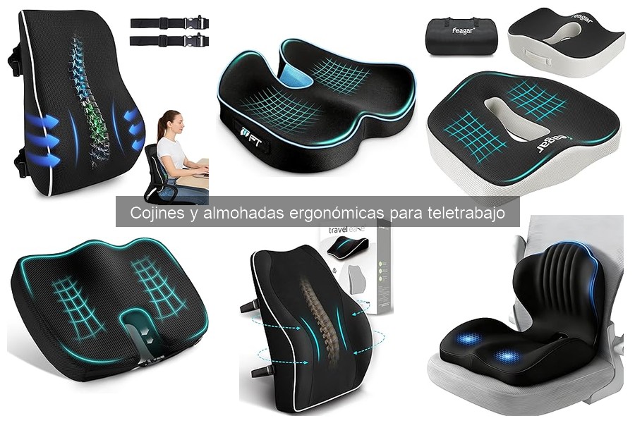 Cómo elegir el cojín ergonómico ideal para teletrabajo