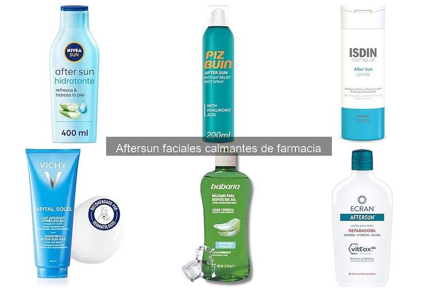 Cómo elegir el mejor aftersun facial calmante de farmacia