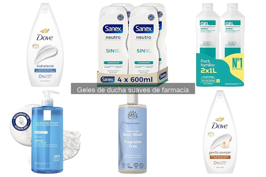 Cómo elegir el mejor gel de ducha suave de farmacia