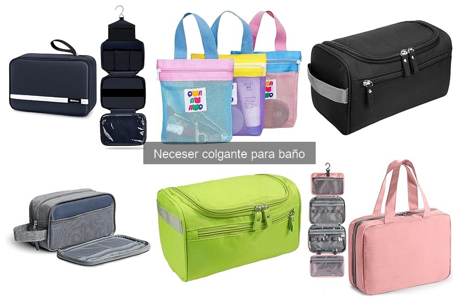Cómo mantener y limpiar un neceser colgante para baño