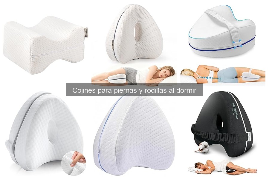 Cómo usar cojines para piernas y rodillas al dormir