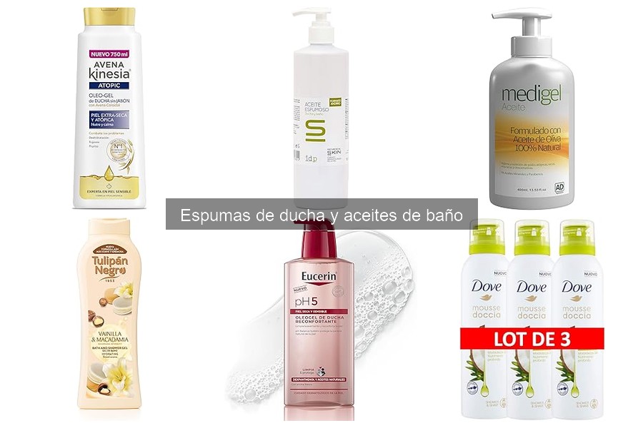 Cómo usar correctamente espumas de ducha y aceites de baño