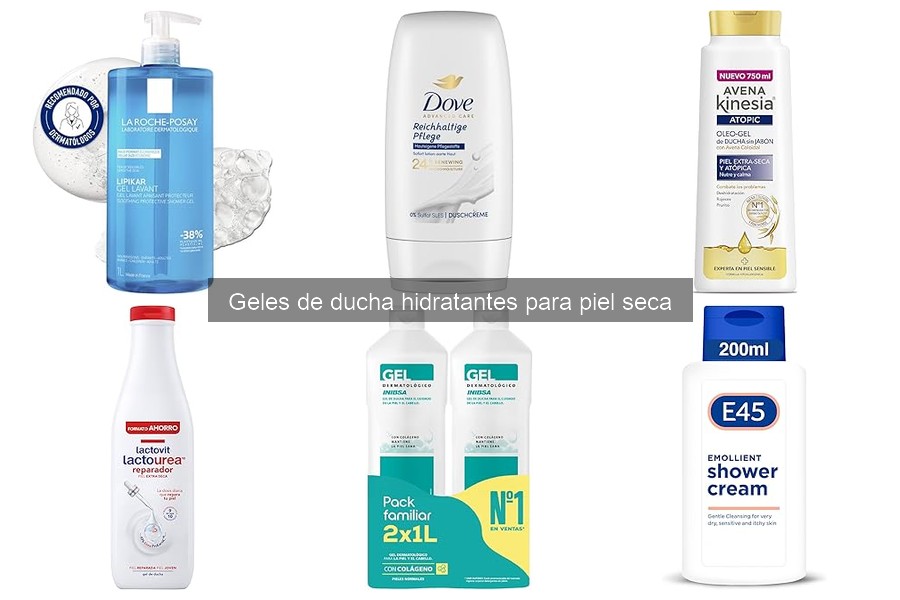 Cómo usar geles de ducha hidratantes para piel seca