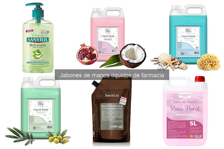 Cómo usar jabones líquidos de manos correctamente