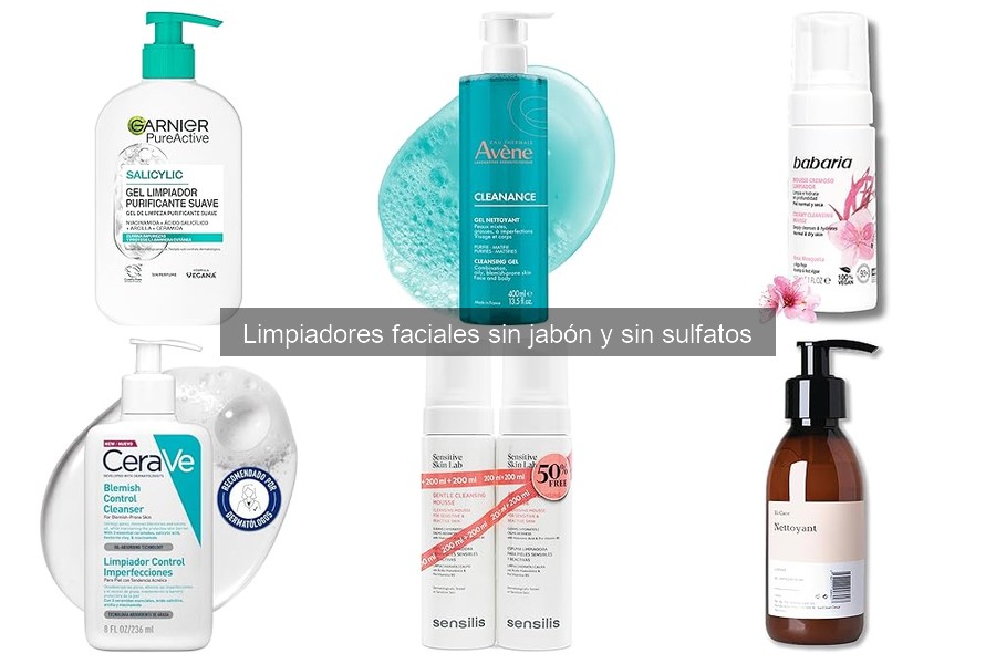 Cómo usar limpiadores faciales sin jabón y sin sulfatos