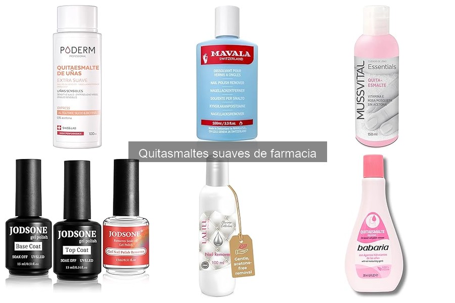 Cómo usar quitasmaltes suaves para un cuidado óptimo
