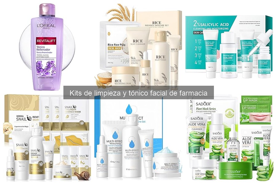 ** Cómo usar un kit de limpieza y tónico facial correctamente