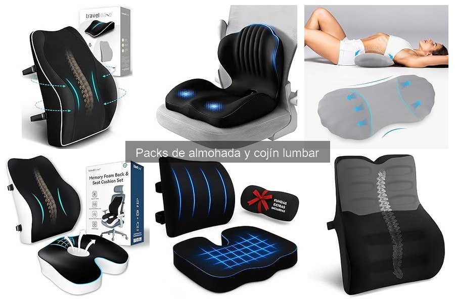 Cómo usar un pack de almohada y cojín lumbar correctamente