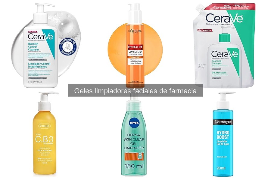 Cómo utilizar geles limpiadores faciales correctamente