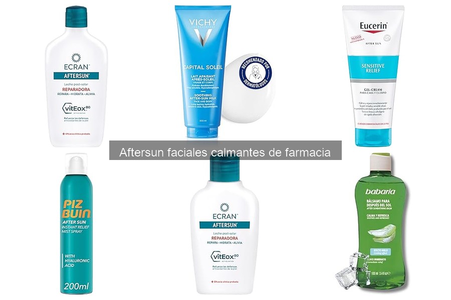 Comparativa de Aftersun Faciales Calmantes de Farmacia