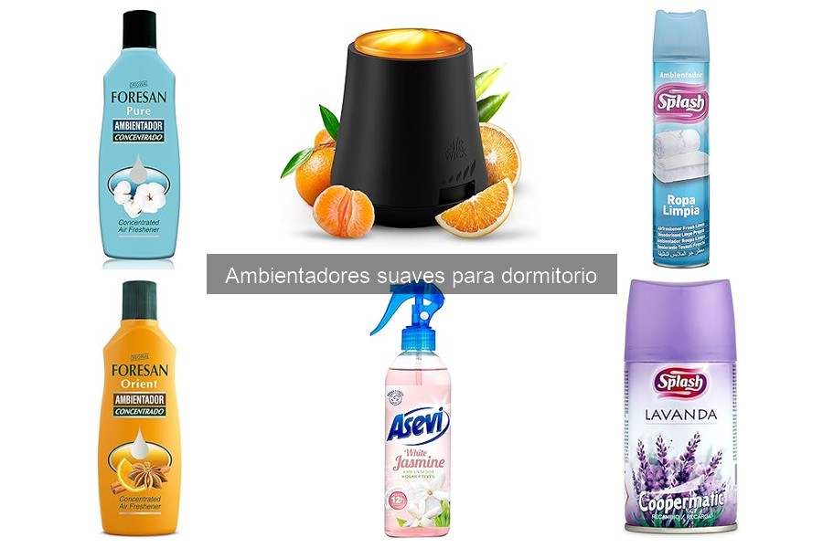 Comparativa de ambientadores suaves y fuertes para dormitorio