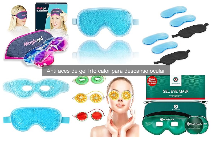 Comparativa de Antifaces de Gel Frío Calor y Alternativas