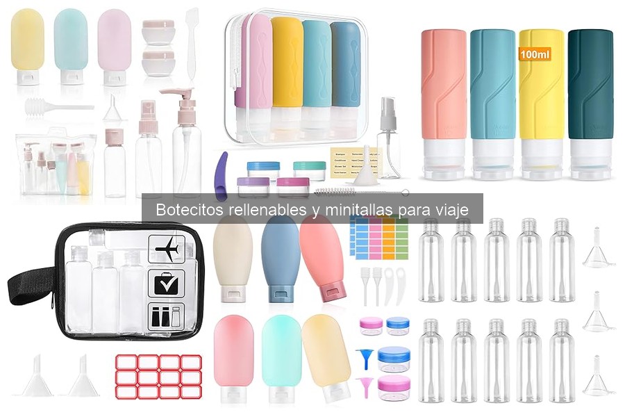 Comparativa de botecitos rellenables: Mejores marcas y precios