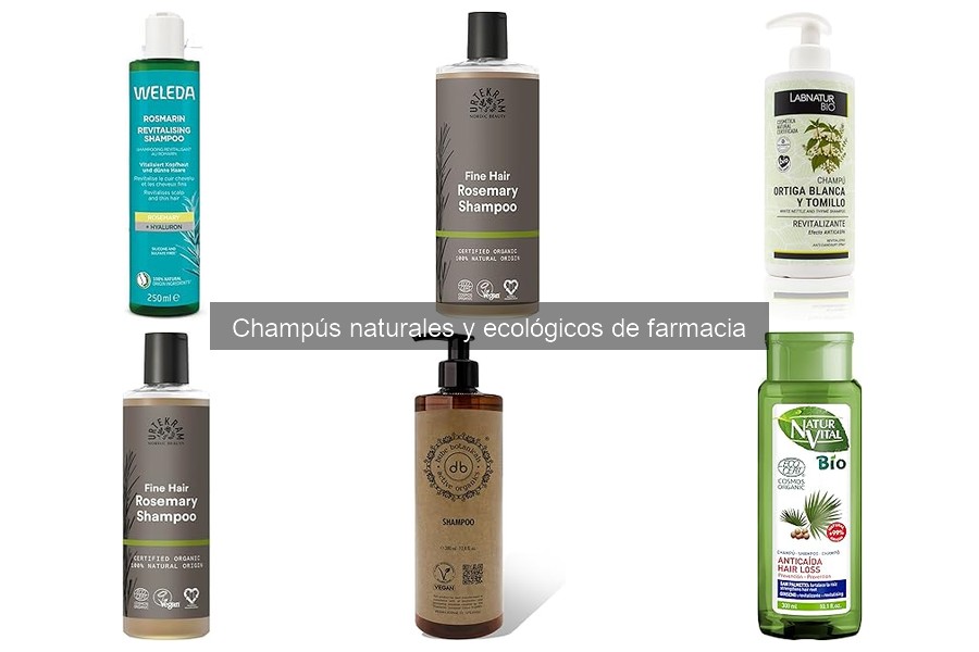 Comparativa de Champús Naturales y Ecológicos de Farmacia