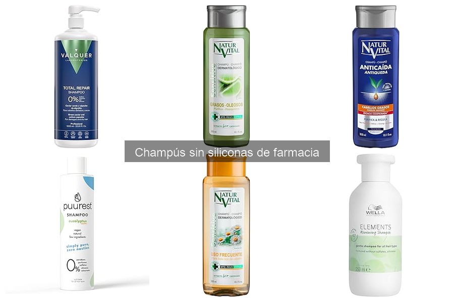 Comparativa de Champús Sin Siliconas de Farmacia
