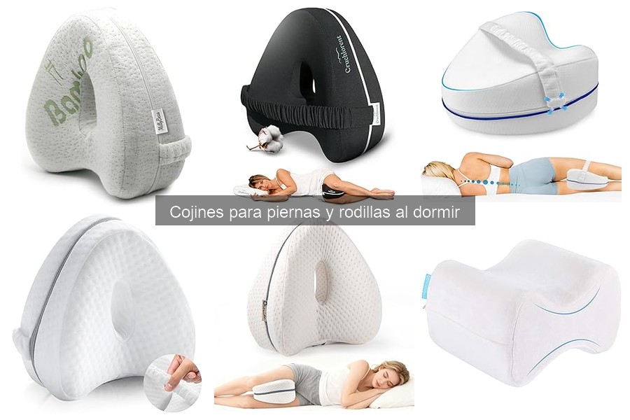 Comparativa de Cojines para Piernas y Rodillas al Dormir