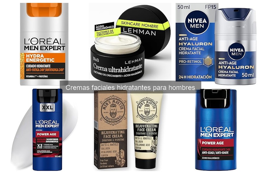 Comparativa de Cremas Hidratantes para Hombres: Mejores Opciones