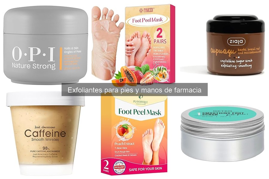 Comparativa de exfoliantes mecánicos vs. químicos para pies y manos