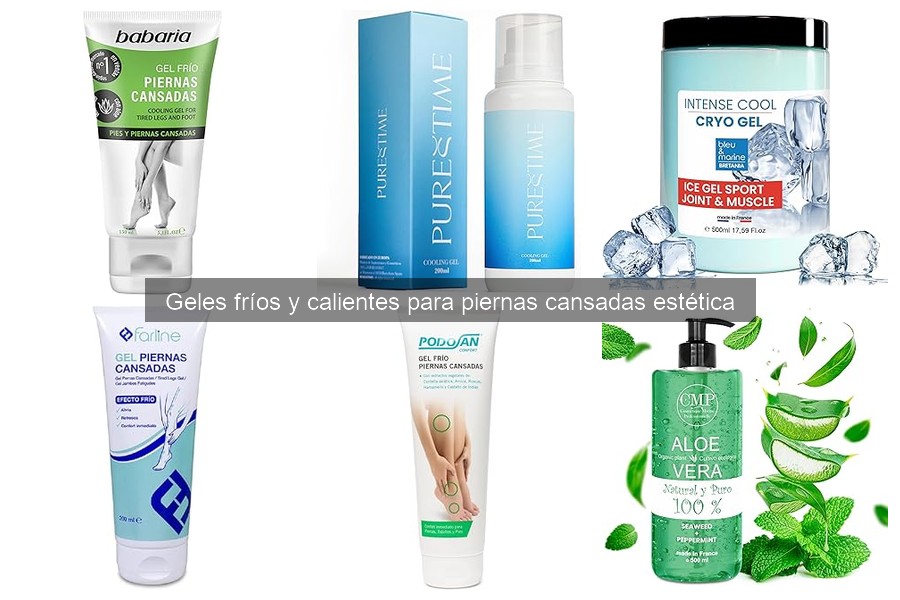 Comparativa de Geles Fríos vs. Calientes para Piernas Cansadas