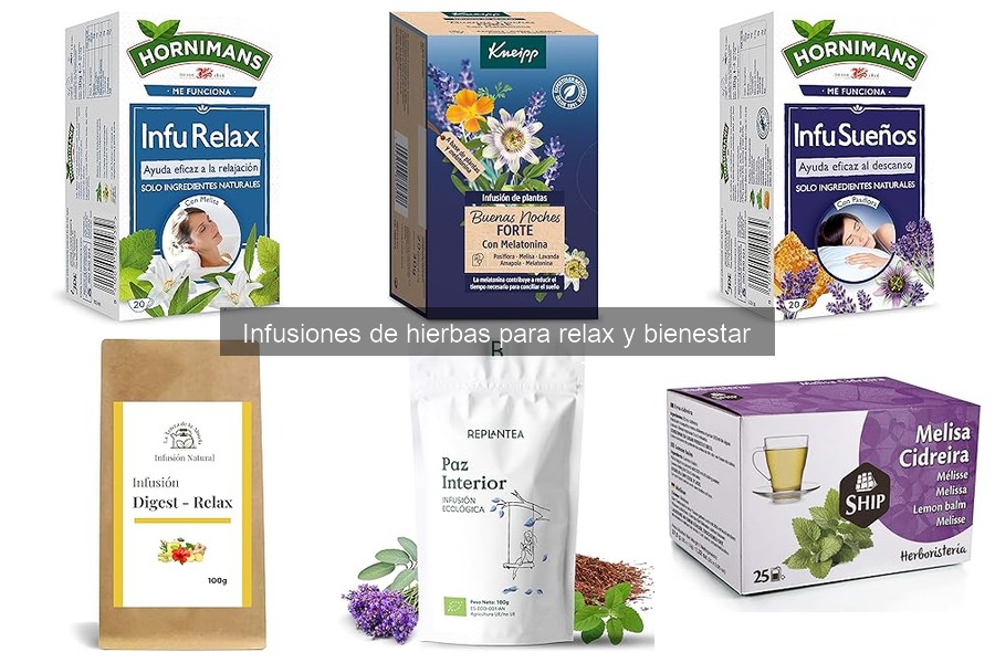 Comparativa de infusiones de hierbas para el bienestar