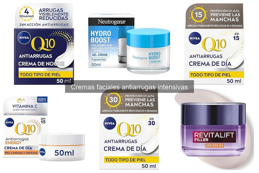 Comparativa de Ingredientes en Cremas Antiarrugas