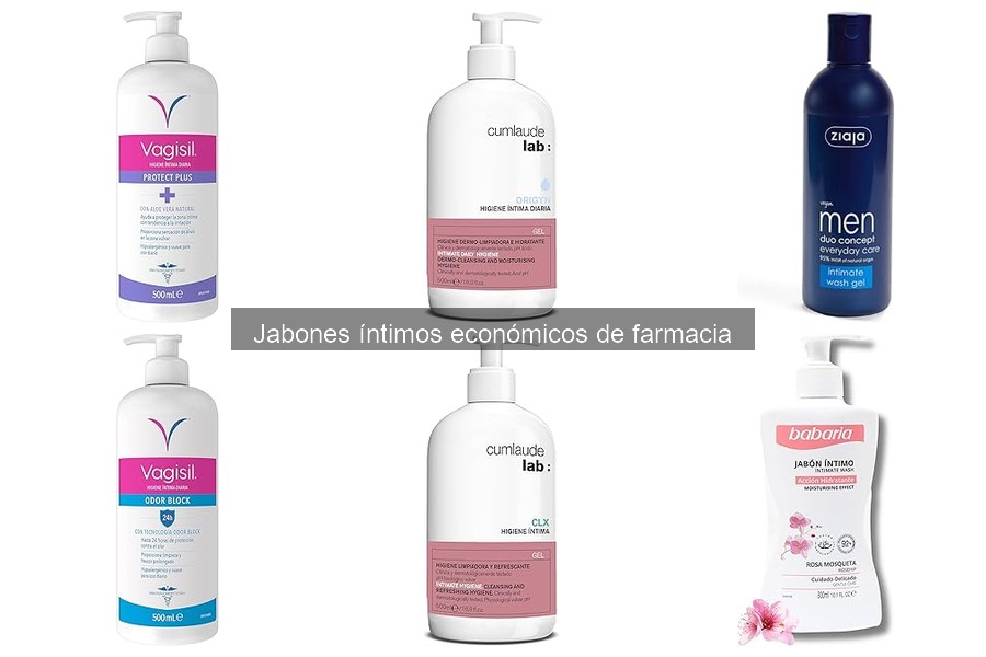 Comparativa de Jabones Íntimos Económicos de Marcas Populares