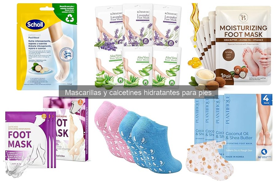 Comparativa de las Mejores Mascarillas Hidratantes para Pies
