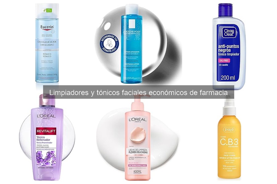 Comparativa de Limpiadores y Tónicos Faciales Económicos vs. Gama Alta
