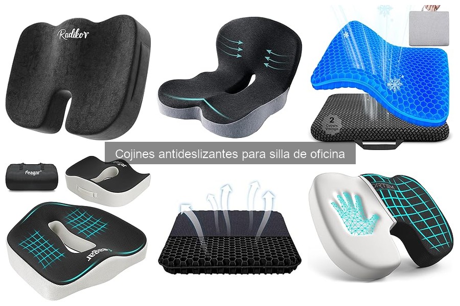 Comparativa de los mejores cojines antideslizantes para oficina