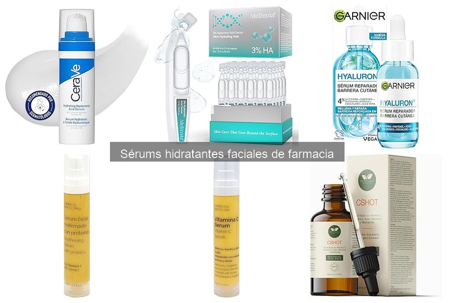 Comparativa de los Mejores Sérums Hidratantes de Farmacia