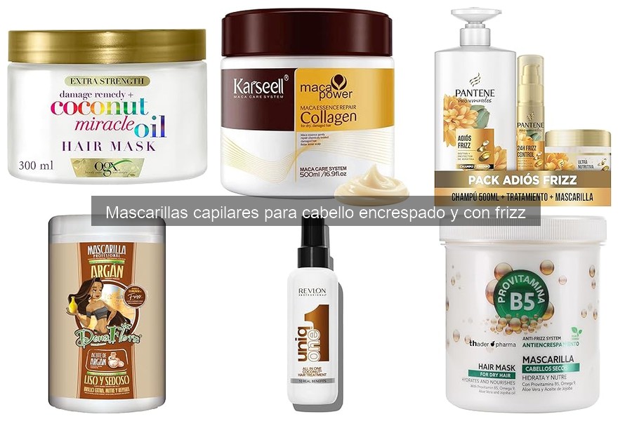 Comparativa de mascarillas y tratamientos para el frizz